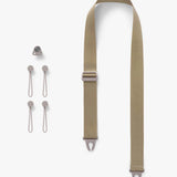 Beige camera strap