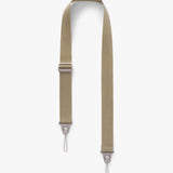Beige camera strap