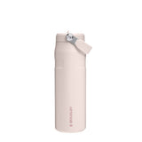 IceFlow Flip Straw 2.0 Rose Quartz Water Bottle