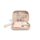 Case for chargers and headphones, light pink