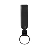 Leather Keychain Organizer Orbitkey Loop Keychain Black