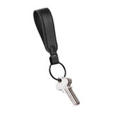Leather Keychain Organizer Orbitkey Loop Keychain Black
