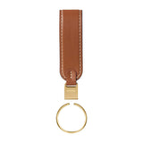 Leather Keychain Organizer Orbitkey Loop Keychain Caramel