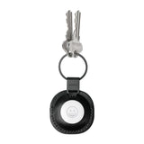 Leather AirTag Holder - Black