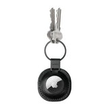 Leather AirTag Holder - Black