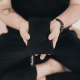Eye pillow with lavender, black