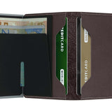 Slimwallet RFID Leather Wallet Original Dark Brown