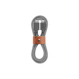 Native Union Ładowarka USB-C to USB-C 1.2m z adapterem 30W EU Zebra