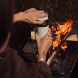 Travel thermal mug white