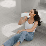 Memobottle Butelka Stainless Steel Slim White