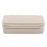 Travel taupe jewelry box
