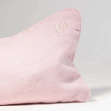 Set of 2 hot water bottles with cherry stones, powder pink