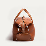 Wilson Cognac weekender bag