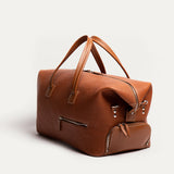 Wilson Cognac weekender bag