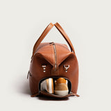 Wilson Cognac weekender bag