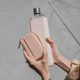 Memobottle Slim Pale coral silicone bottle cover