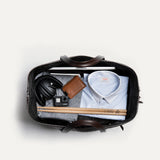 Wilson Cognac weekender bag