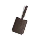 Brown luggage tag