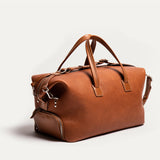 Wilson Cognac weekender bag