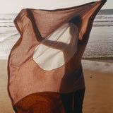 Divinamente linen beach towel