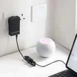 Ładowarka USB-C to USB-C 1.2m z adapterem 30W EU Black
