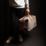 Torba podróżna Remington Grey & Cognac