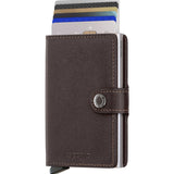 Leather Miniwallet RFID Original Dark Brown