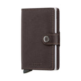 Leather Miniwallet RFID Original Dark Brown