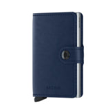 Leather Miniwallet RFID Original Navy