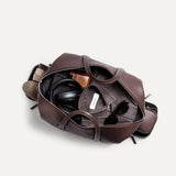 Wilson Cognac weekender bag