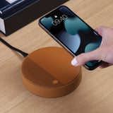 Ładowarka indukcyjna z głośnikiem Bluetooth Oslo Energy+ Brown