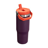 Kubek The IceFlow Flip Straw Tumbler Plum