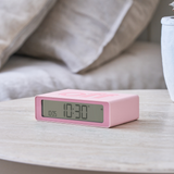 Wireless Double Sided Alarm Clock Flip Mini Black