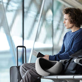 Go Neck Midnight gray pillow